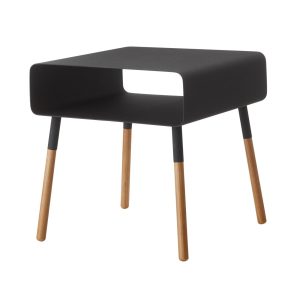Yamazaki Beistelltisch Plain 35 x 35 cm, Schwarz