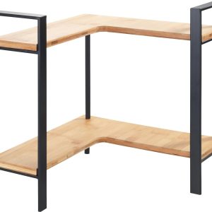 Wenko Küchenregal Lou 30 x 33 cm, Braun/Schwarz